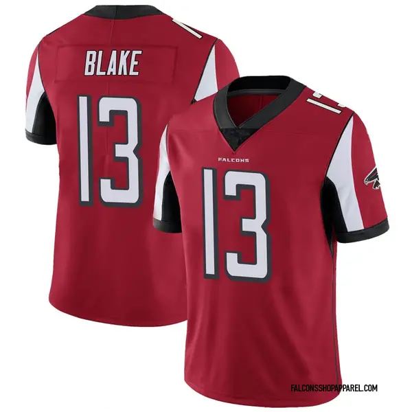 Men's Nike Atlanta Falcons Christian Blake 100th Vapor Jersey - Red Limited