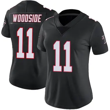 Men's Atlanta Falcons Logan Woodside Nike Black Team Game Jersey