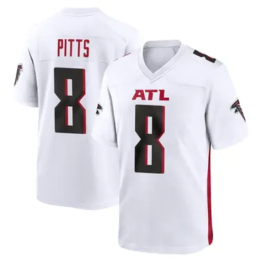 Men's Nike Kyle Pitts White Atlanta Falcons Game Player Jersey